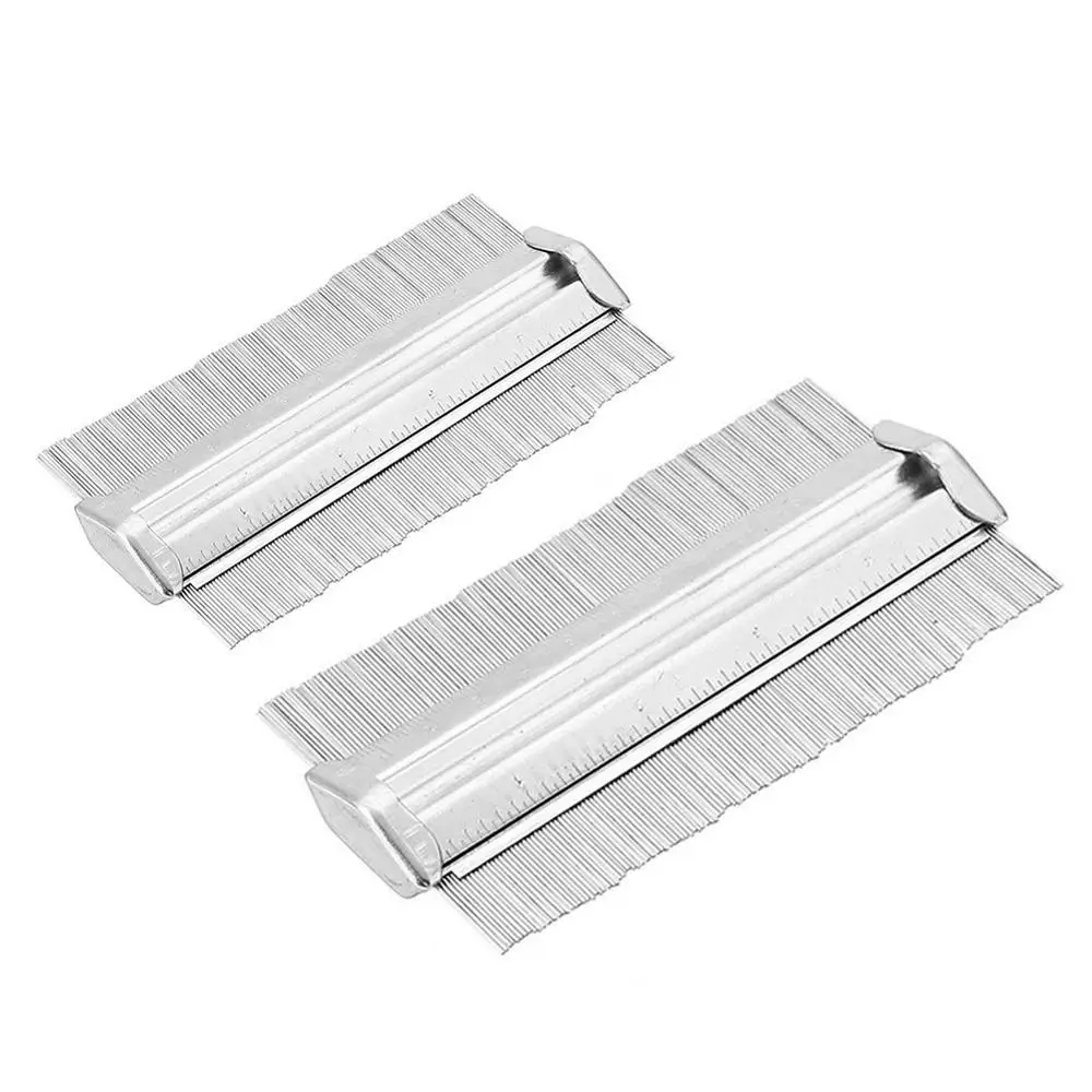 

Contour Gauge 5/6Inch Metal Steel Needle Profile Copy Gauge Irregular Shaper Profile Ruler Gauge Duplicator Contour Gauge Tools