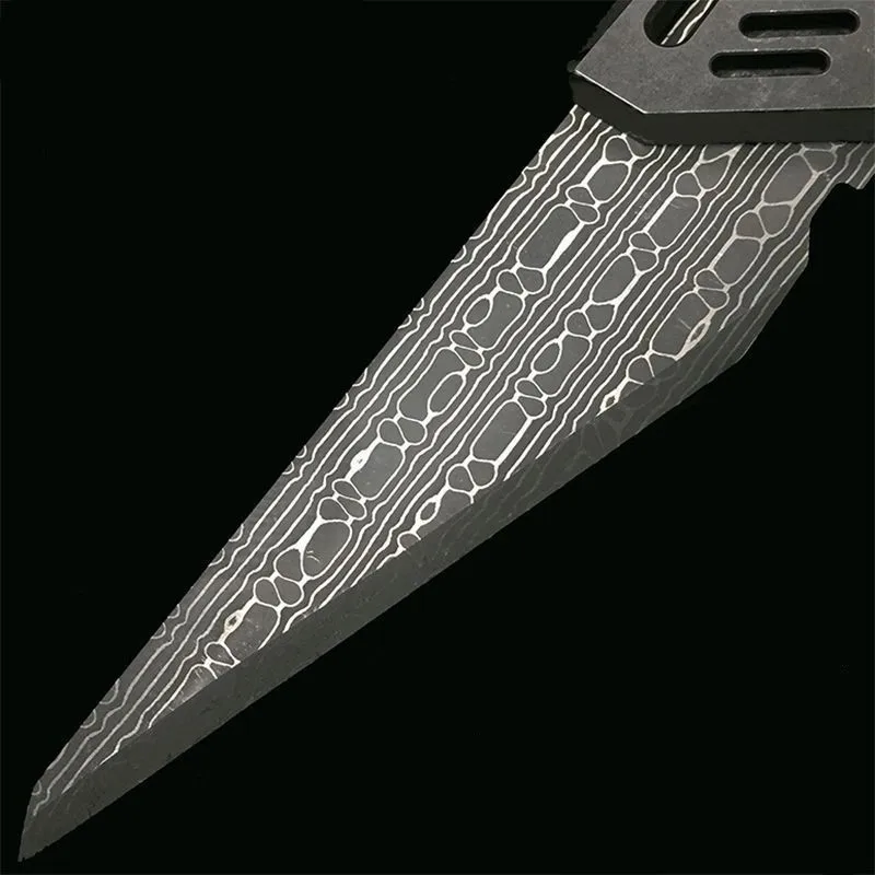 

Utility Knife Blade Can Be Replaced CKB-2 Blade Titanium Horseskin EDC Tools
