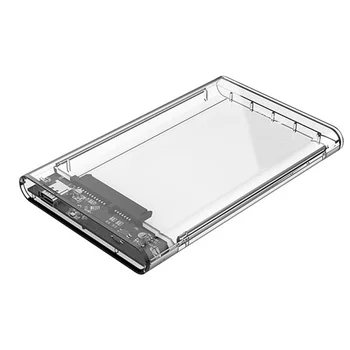 

Portable External HDD Enclousure 2.5 Inches Transparent Mobile USB Storage Devices for Laptop DU55