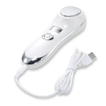 

Ultrasonic Hot Cold Firming Face Massage Handheld USB Rechargeable Electric Skin Firming Wrinkle Acne Removal Vibration Massager