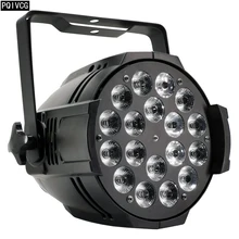 18x18 Вт RGBWA УФ светодиодный светильник 6 в 1/4 в 1 плоский Par Светильник s Профессиональный dmx512 светодиодный светильник s dj светильник s