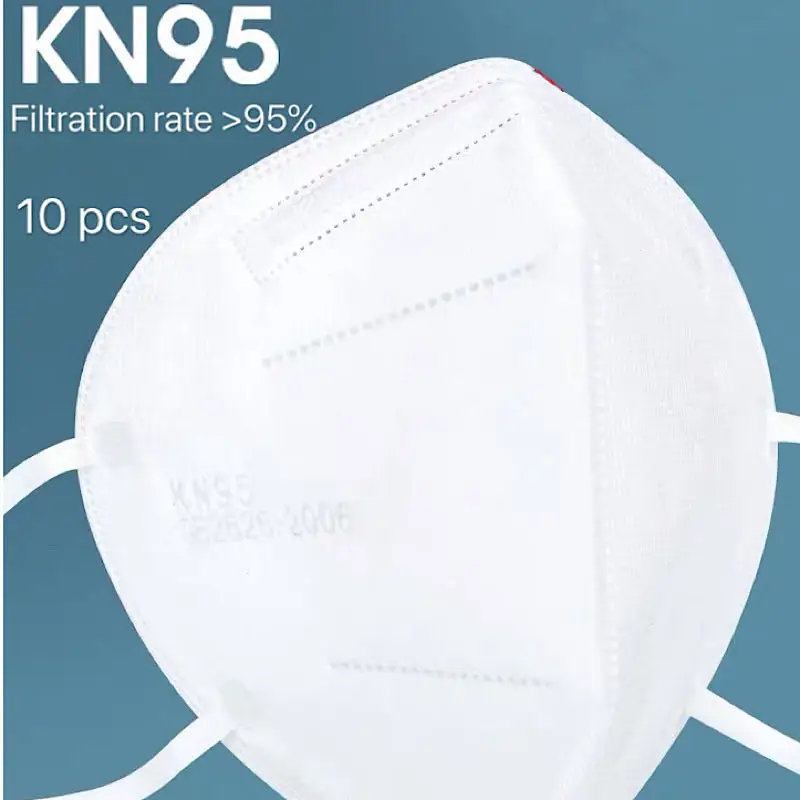 

10 pcs Pm2.5 N95 Dust Mask Fine Air Filter Wholesale Anti Virus COVID-19 Odor Smog Cotton Pollen Dust Mouth Face Mask