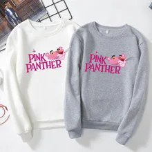 Spring Autumn Shirt Cartoon Pink panther Printed Lady Long Sleeve T-Shirt women couple clothes S-XXXL Spring Autumn Shirt Cartoon Pink panther Printed Lady Long Sleeve T-Shirt women couple clothes S-XXXL