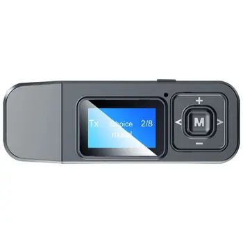 

USB Bluetooth 5.0 A-udio Transmitter Receiver LCD Display 3.5MM AUX RCA Stereo Wireless Adapter Dongle For PC TV Car Headphones