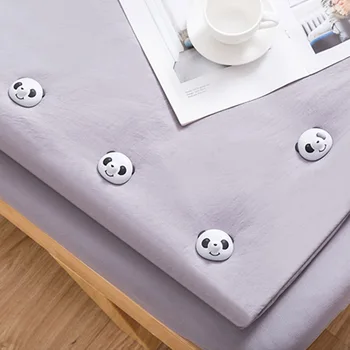

8PCS/Set Cute Panda Bed Sheet Clips Non-Slip Fitted Quilt Sheet Holder Clip Bed Sheet Set Duvet Covers Fasten Fixator Holder