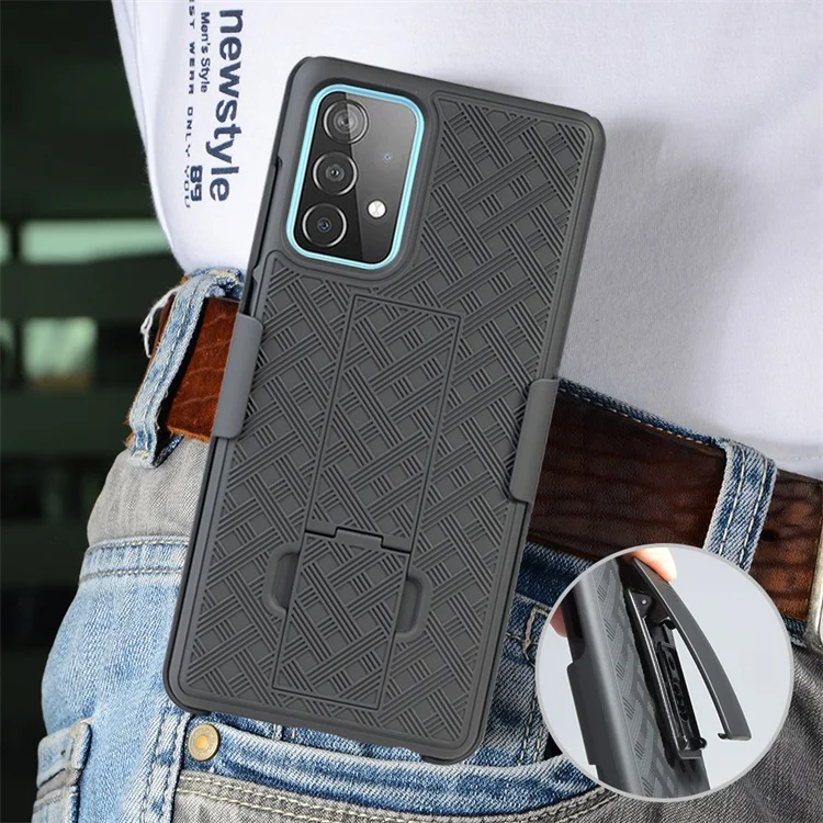 Бег Спорт кобура чехол Kickstand поворотный с зажимом для крепления на поясной