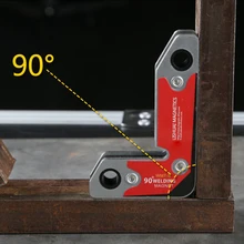

1/2pcs Adjustable Magnetic Welding Positioner Locator Tools Right Angle Clamp Weld Fixture 30 60 90 Welding Magnet Holder