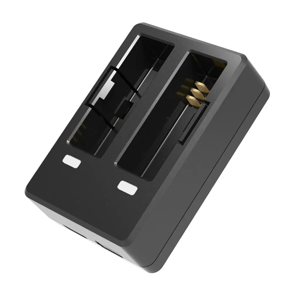 Батарея Зарядное устройство с двумя слотами & usb кабель двойной светодиодный