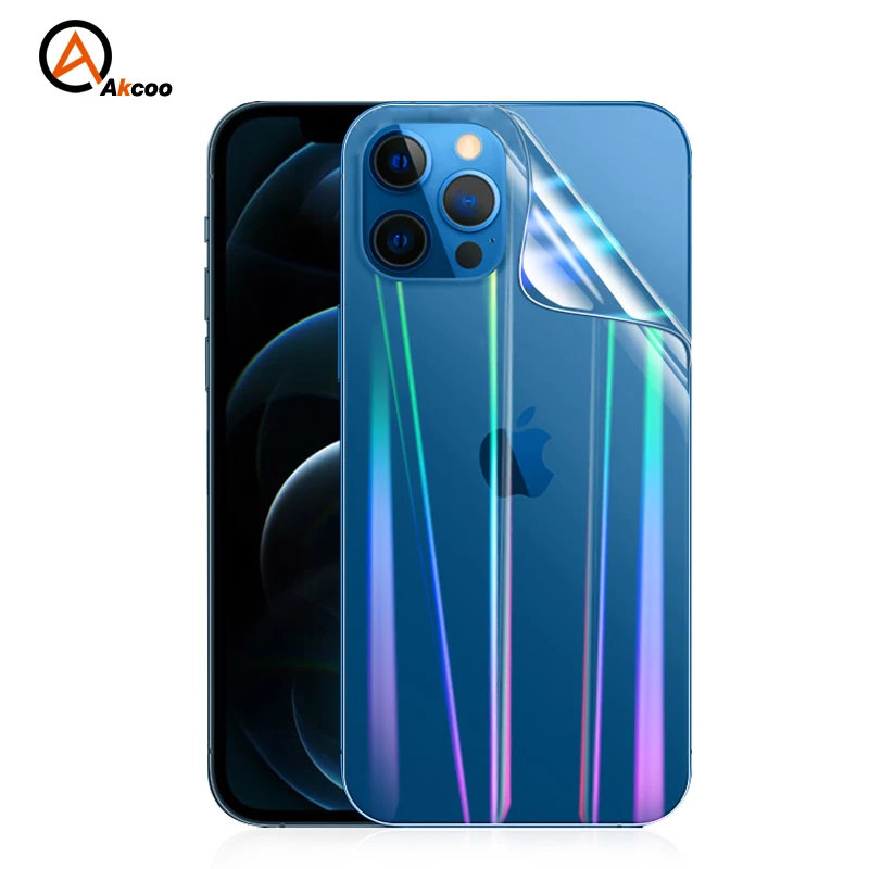 Для iPhone 12 Pro Max Aurora задняя пленка с полной защитой от царапин и взрывозащитой для 6 7