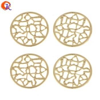 

Cordial Design 50Pcs 30MM Jewelry Accessories/Hand Made/Zinc Alloy/Gold Round Shape/Earrings Base Making/Earring Findings