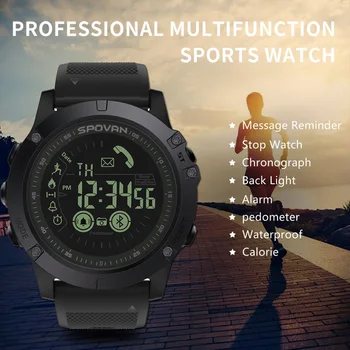 

New PR1 IOS/Android Smart Watch Waterproof Sport Clock Barometer Altimeter Thermometer Smartwatch Wrist Watch Relogio