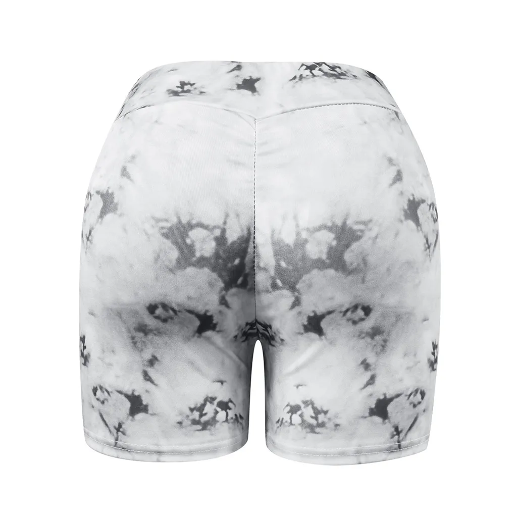 Женские сексуальные шорты облегающие с высокой талией летние принтом горячие