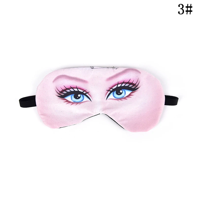 1 шт., маска для сна для женщин и девочек, отдых, путешествия, расслабление, Спящая помощь вслепую, покрытие, повязка на глаза, маска для сна, чехол, 3D маска для сна - Цвет: 6