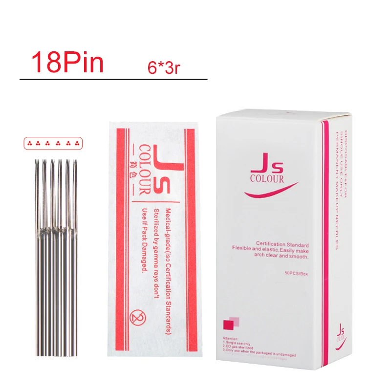 10 шт. иглы для перманентного макияжа бровей 18 шт.|tattoo needles|needle microbladingeyebrow tattoo needle |