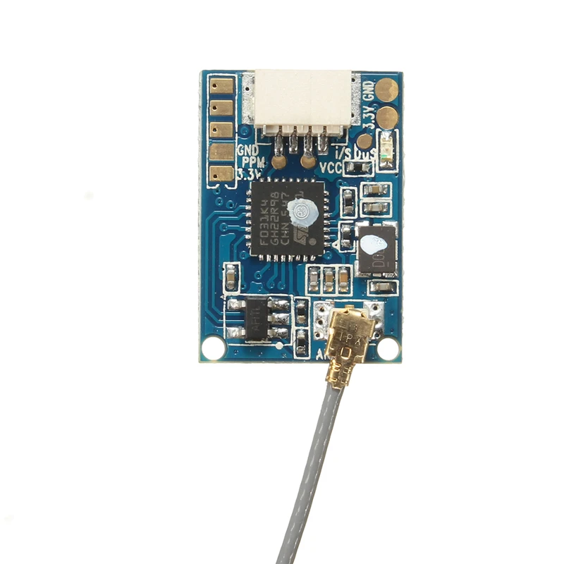 Flysky FS-A8S FS A8S 2,4G 8CH мини приемник с PPM i-BUS SBUS выход для дрона квадрокоптера Запчасти Аксессуары