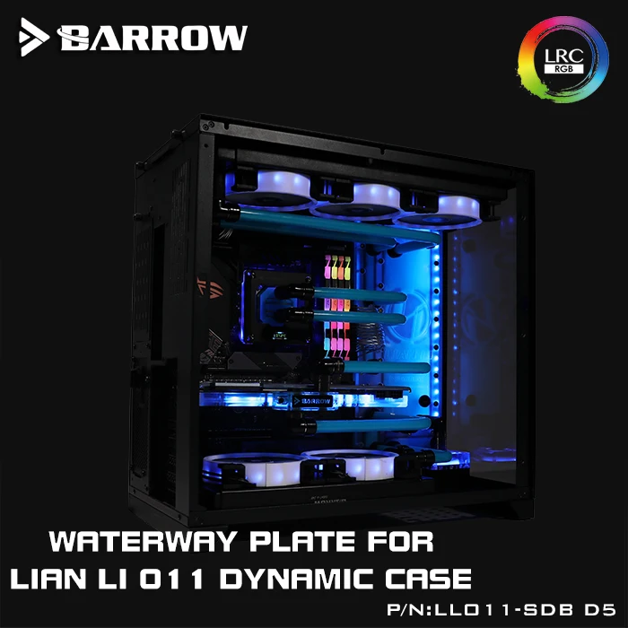 Barrow waterway plate для Lianli O11 чехол компьютера и поддержка D5 DDC Pump (Aurora) LLO11-SDB | Компьютеры