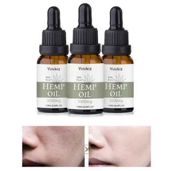 

10ml Organic Hemp CBD Oil Bio-active Hemp Seeds Oil Extract Drop for Pain Relief Reduce Anxiety Body Massage Oil New Hot