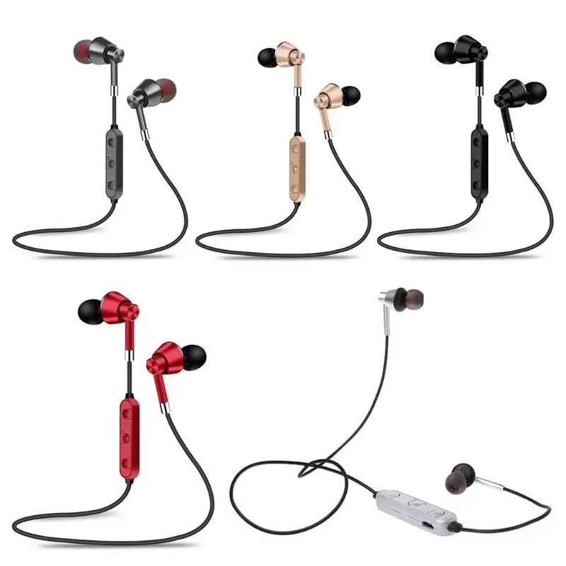 

M7 Wireless Bluetooth 4.1 Earphones Handsfree Volume Control Ear Phone In Ear Headset Stereo Sport Earbus with Mic for Phones