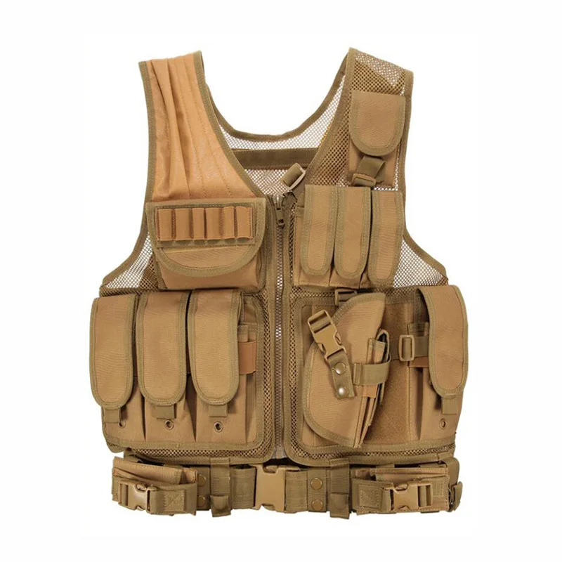 

Hunting Vest Training Paintball Airsoft Combat Tactical Protective Vest