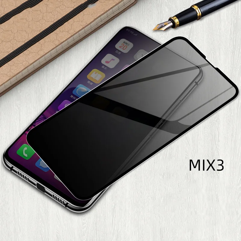 EXUNTON для Xiaomi mi x2 2s 3 Max3 антишпионское закаленное стекло с полным покрытием Антибликовая Защитная пленка для экрана