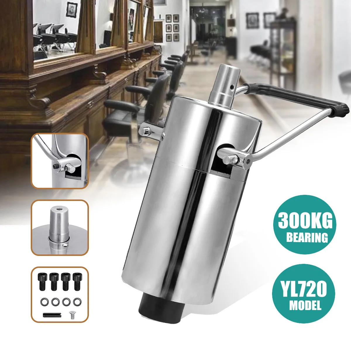 

Barber Chair Hydraulic Pump And Steel Stand Round Models With The Ground Stand Use For Barber Chair US Warehouse