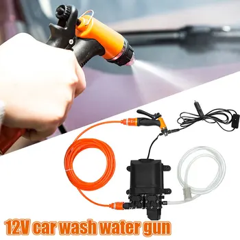 

Universal 12V Car Washer Gun Pump High Pressure Washing Machine Electric Cleaning Auto Device Double Water Pump Kit