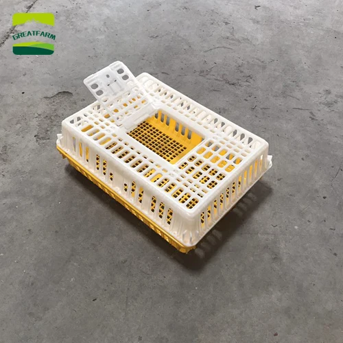 Птицеводство куриная клетка для курицы Горячая прочная PP 750x550x270 большая куриная утка гусиная транспортная клетка