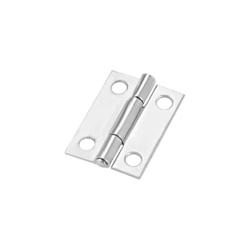 

uxcell 0.98inch Hinge Silver Door Cabinet Hinges Fittings Brushed Chrome Plain 10pcs
