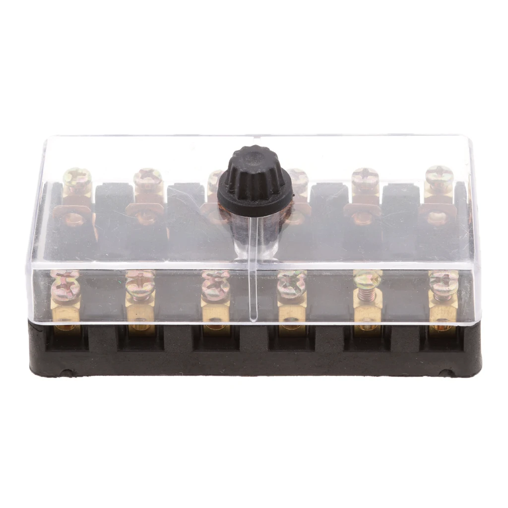 Universal 6 Way GBC Fuse Fuse Box Screw Down Fuse  For Car Truck