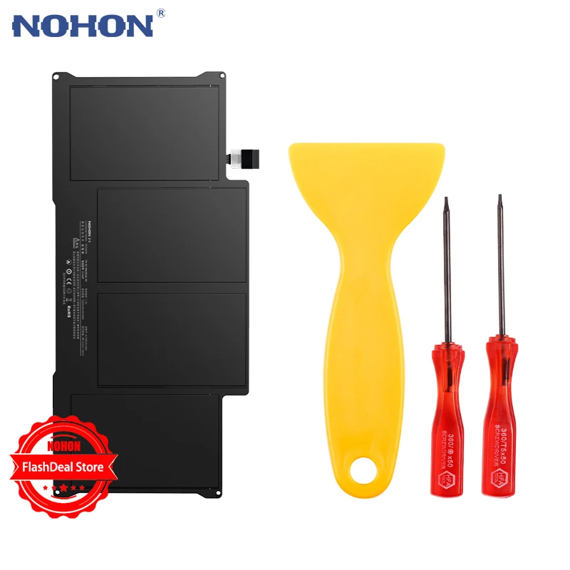 Аккумулятор NOHON для ноутбука MacBook Air 13 дюймов A1369 Mid 2011 A1377 A1405 A1466 2012 2013 A1496 2015