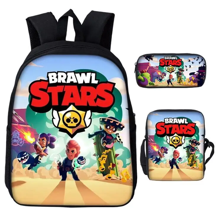 

2019 Hot Kids Shooting Game Brawl Stars School Bags For Boys Girls Gifts Student Book Backpack Pen Pencil Schoolbag