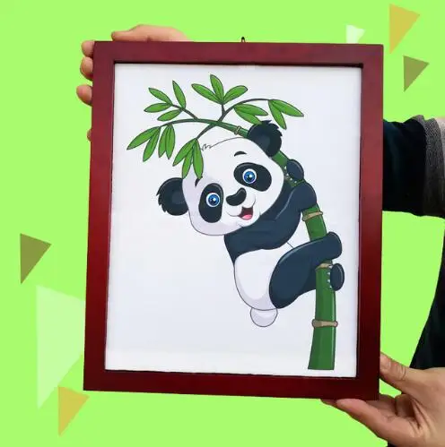 Panda Frame Волшебные трюки плюшевая игрушка панда появляющаяся с доски магический маг сценические вечерние трюки для профессиональные маги