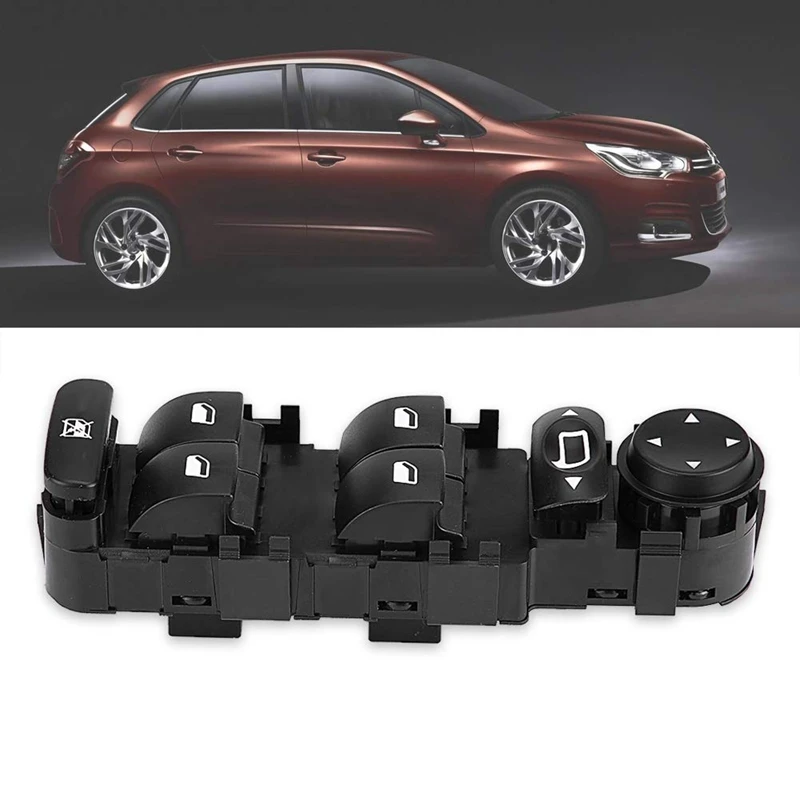 6554.HA 6554HA окна автомобиля Управление кнопка, кнопка переключения для Citroen C4 2005-2011 Электрический Мощность переключатель окна передний левый со стороны водителя Pow