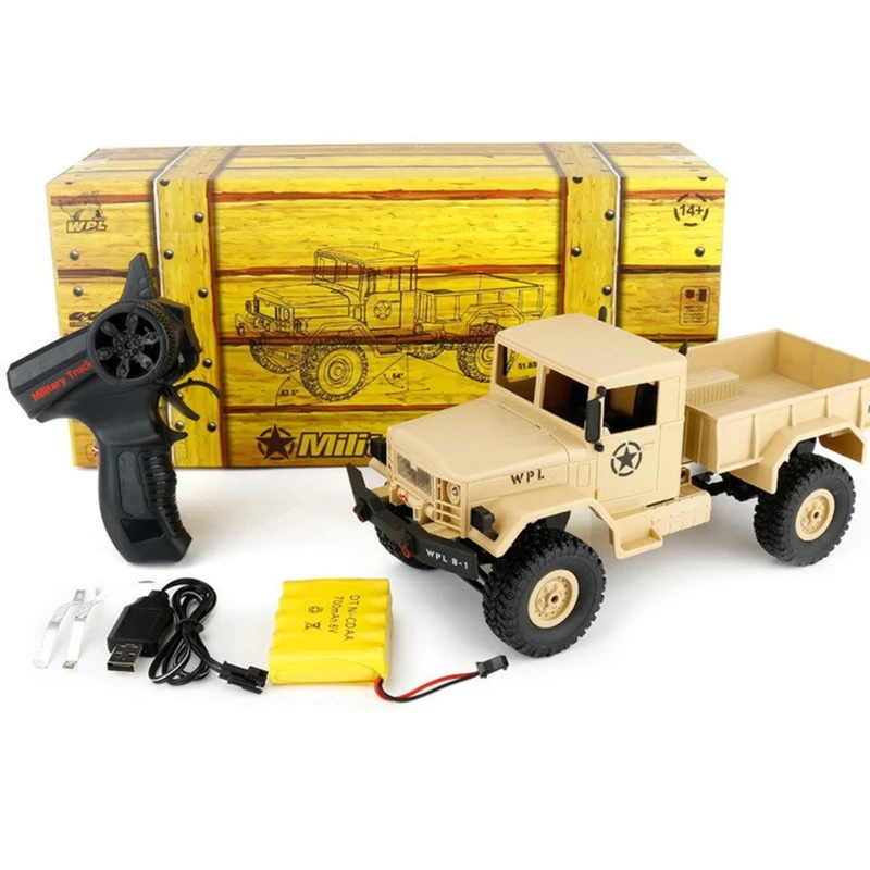 

2.4G Controller 1:16 Scale Military Four-wheel Drive RC Rock Crawler Car