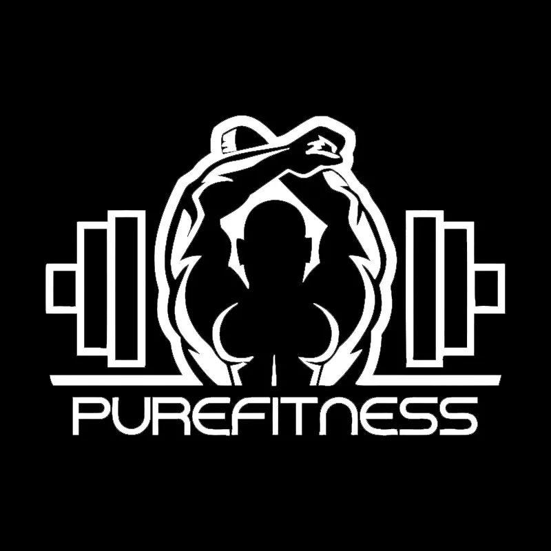 YJZT 16 6 м * 11 4 см роспись наклейка Purefitness спортзал Crossfit декоративные наклейки