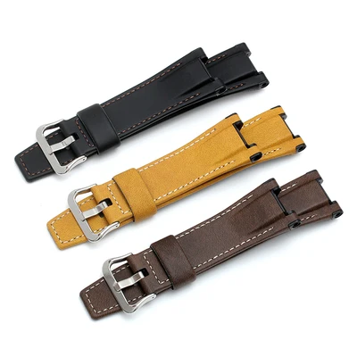 

Leather Band strap for casio GST-S100G / S110 / S120L / S130L / W100G / W110 / 210B / 400G / 410 / B100 / W300 casio accessories