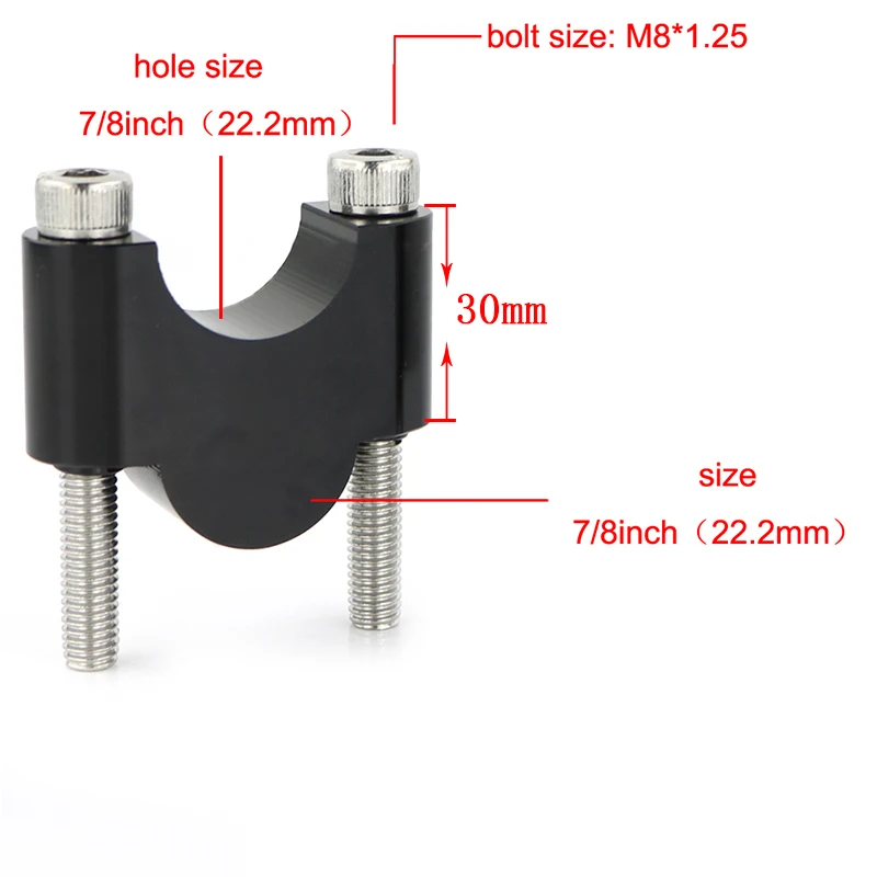 ߸ MT07 MT-07 Ʈ̼ 2013-2019 22mm 7/8 ǥ    ڵ    ˷̴
