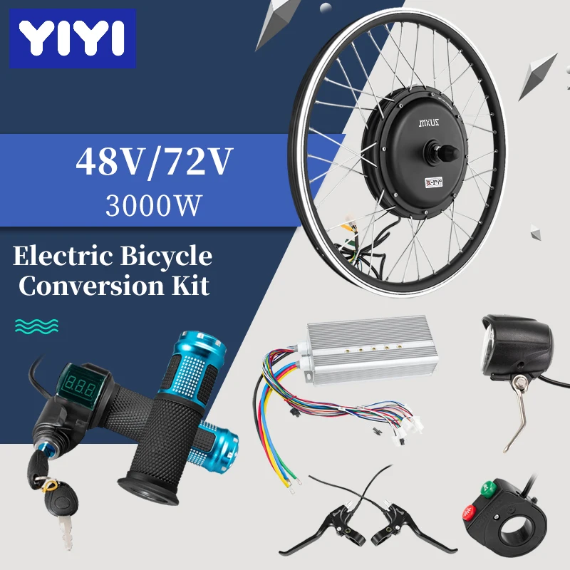 Комплект для переоборудования Ebike контроллер ступицы с ЖК-дисплеем 48-72 в 3000 Вт |