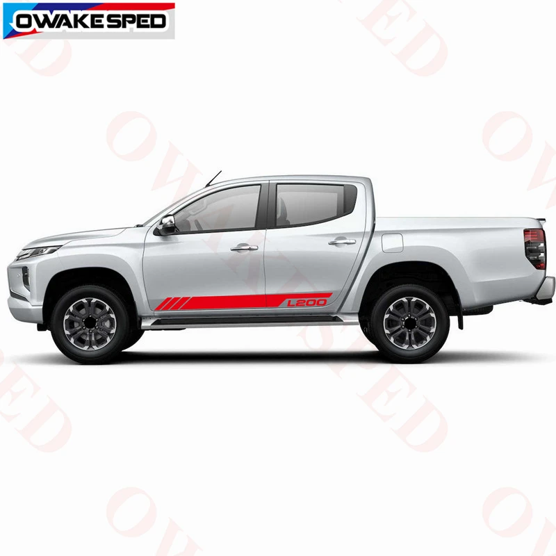 Стикер для автомобиля Mitsubishi L200 2011 2019 наклейки наружных и внедорожных дверей