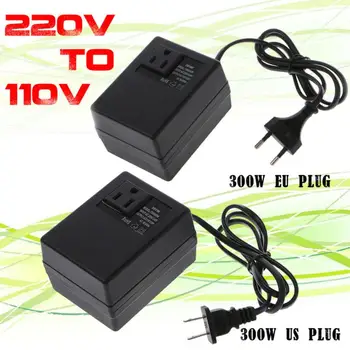 

300W Travel AC 220V to 110V Portable Step Down Voltage Converter Power Supply Transformer Easy to Use