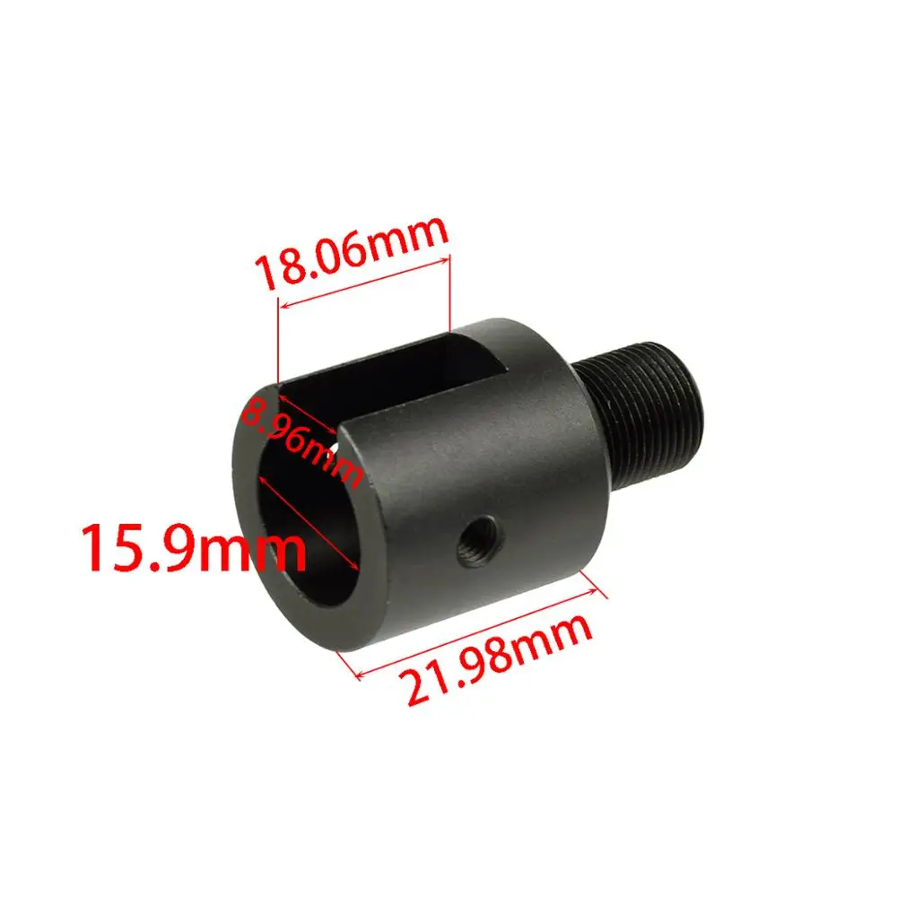 Aluminum-Ruger-1022-10-22-Muzzle-Brake-Adapter-1-2x28-5-8x24-750-Barrel-End-Thread