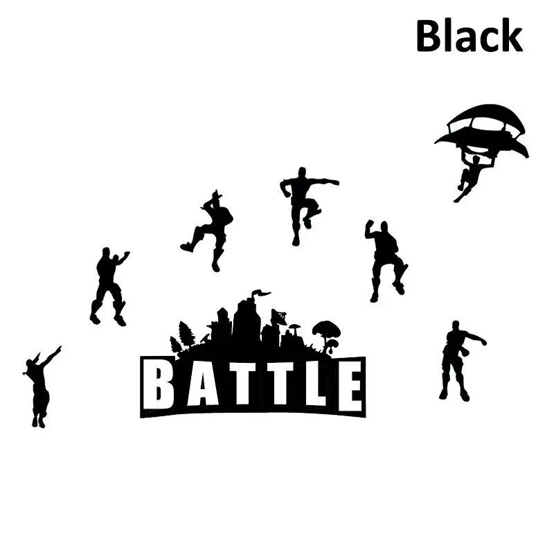 Black 1 шт. черная Настенная Наклейка украшение на стену резная крестообразная Ночная Наклейка на стену - Цвет: Black