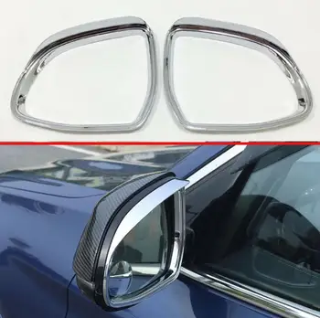 

For BMW X5 G05 2019 2020 ABS Chrome Rearview Mirror Rain Shade Rainproof Blades Car Back Mirror Eyebrow Rain
