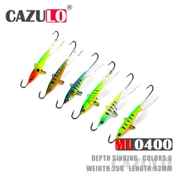 New Ice Fishing Accessoriess Lure Isca Artificial Sinking Weight 25g 93mm Pesca Tackle Balancer For Fishing Trolling Bait Winter