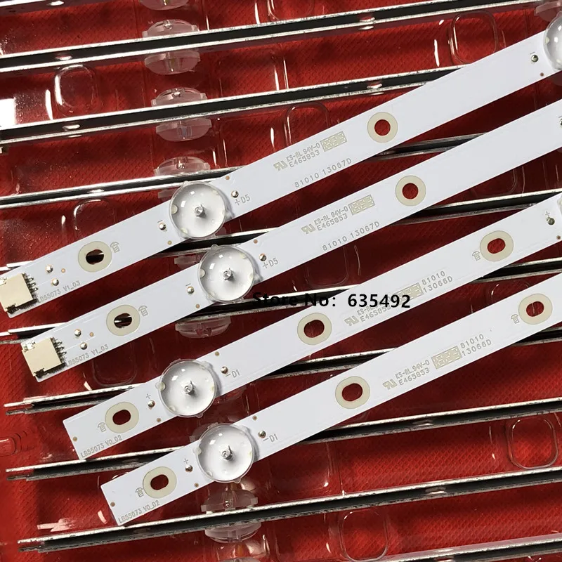 LED Strip For 55PUS6162 55PUS6262 55PUS6703 55PUS6753 E349376LB55073 V0_02 LB55073 E349376_HY-AI EX-55037003-4E565-0-A-56 | Электроника