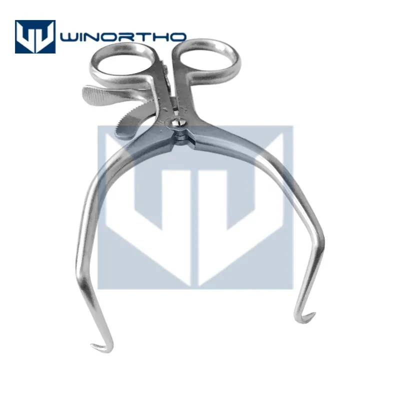 TECA Retractor-Pieter Nelissen Retractors for Arthrotomy 50mm spread 140mm long veterinary orthopedic instrument