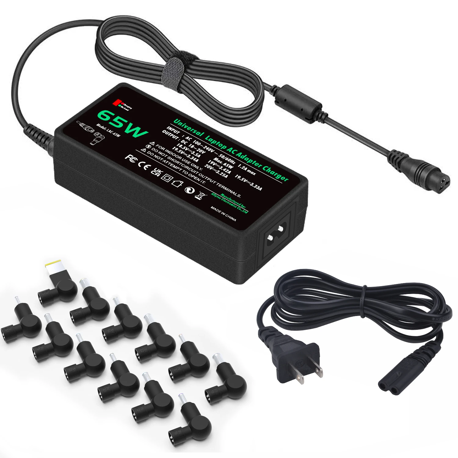 Adaptador corriente CA Universal de 65W, cargador para fuente de alimentación para portátil con UU./Reino Unido|Adaptador para ordenador portátil| - AliExpress