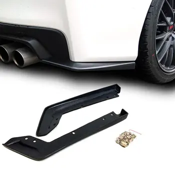

2Pcs Car Bumper Spoiler Rear Lip Canard Anti Scratch Wrap Angle ABS Car Exterior Set for Subaru 2015-2016 for WRX for STi