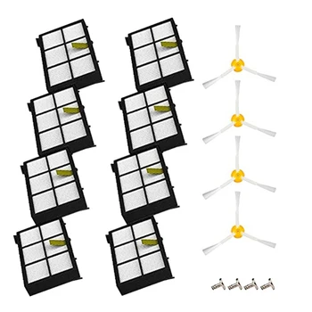 

Side Brush and Hepa Filter Replacement Kit for IRobot Roomba 800900 Series