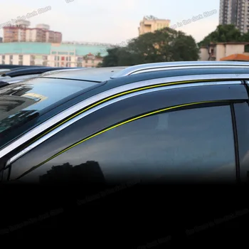 

Lsrtw2017 Acrylic Abs Car Window Rain Shield Trims for Peugeot 3008 5008 2019 2020 Accessories